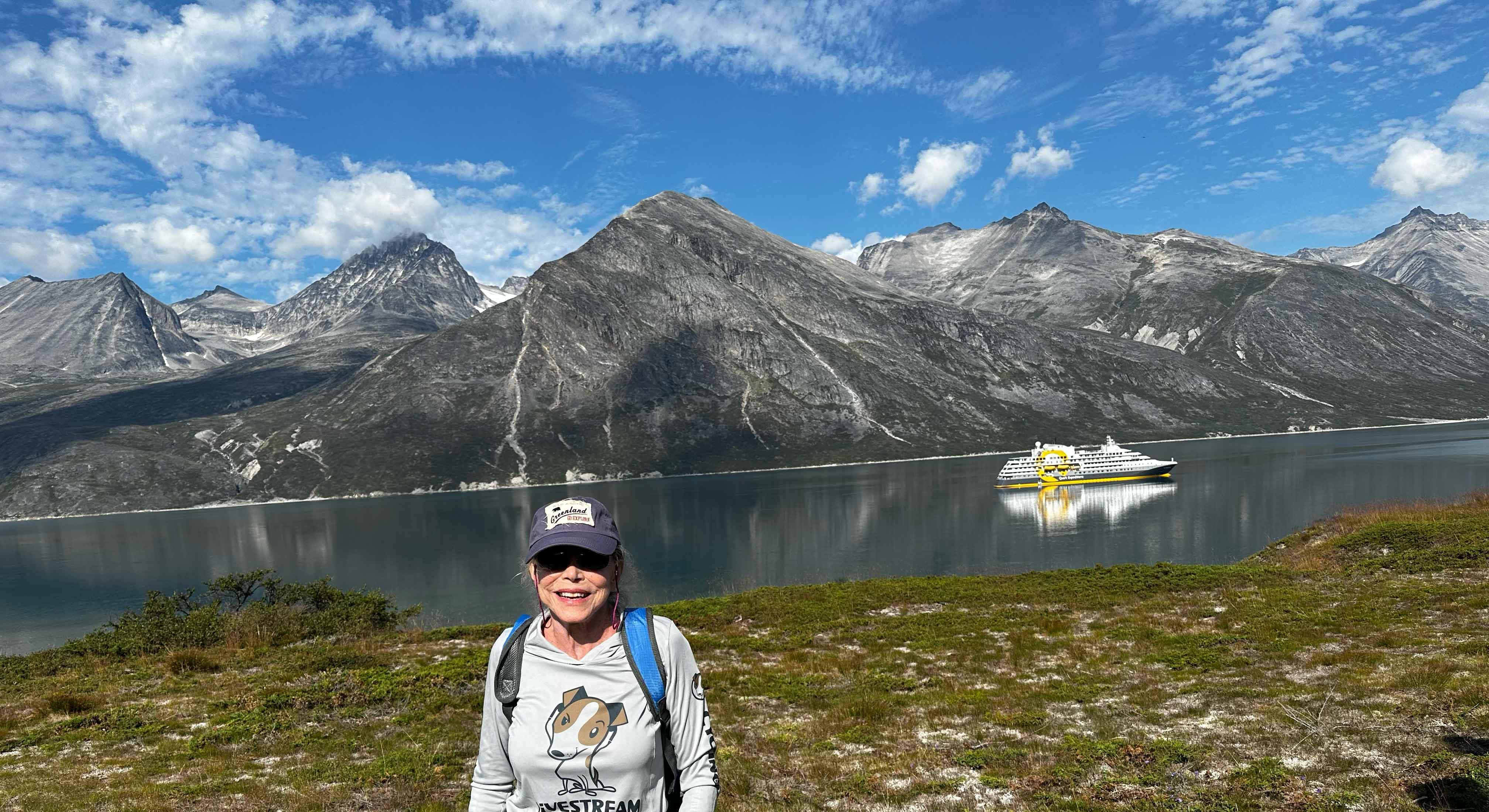 Margie Goldsmith in Greenland