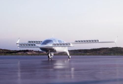 Rendering of Lilium jet on the ground