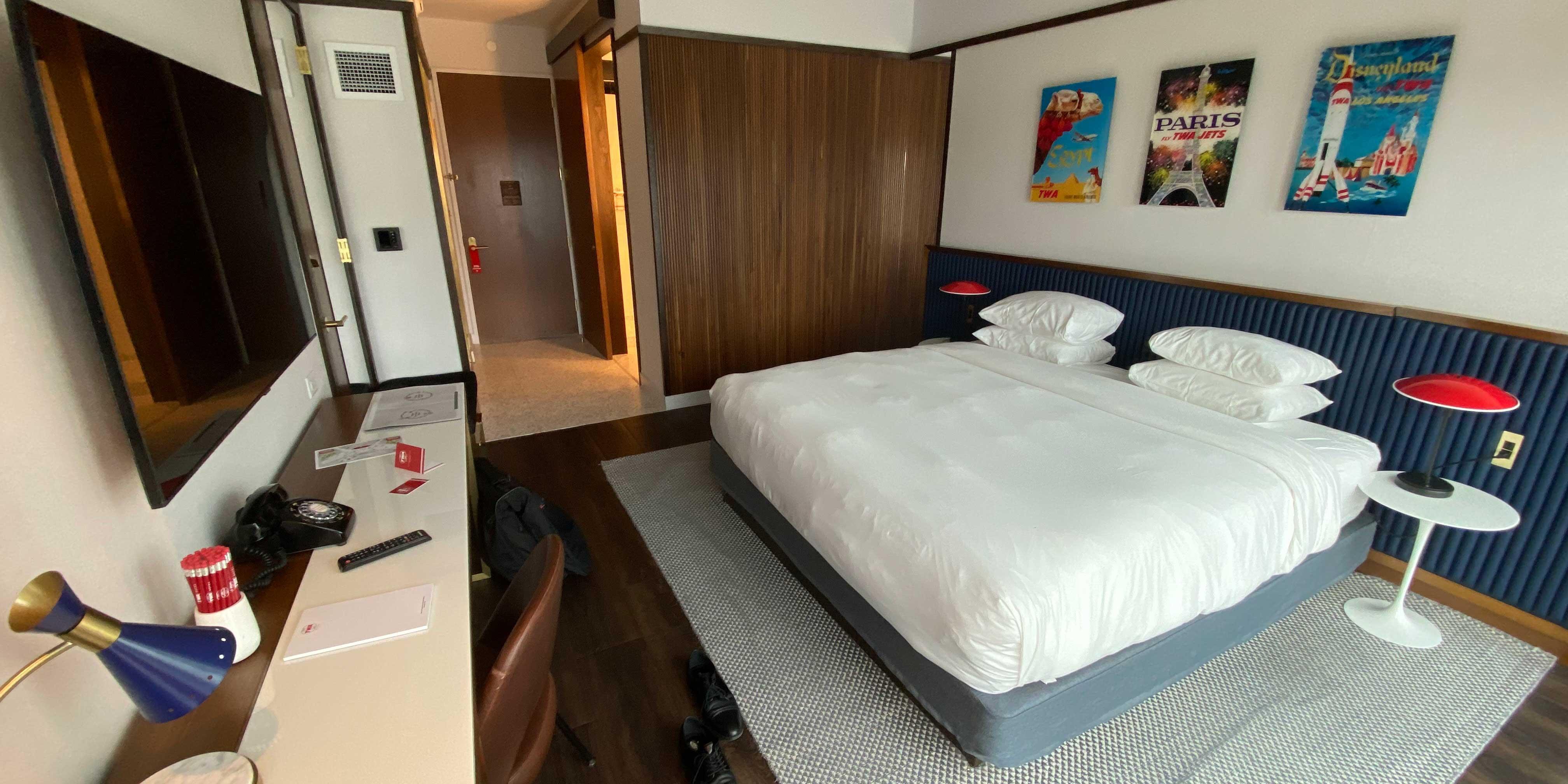 TWA Hotel bedroom