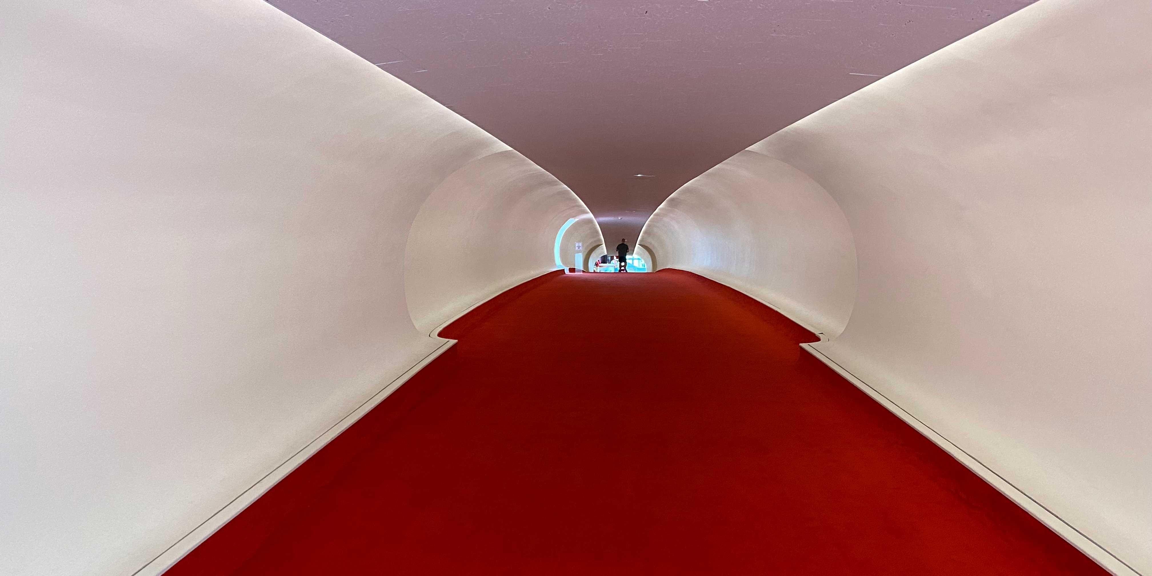 TWA Hotel hallway